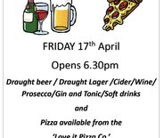 Pop Up Pub 17th April